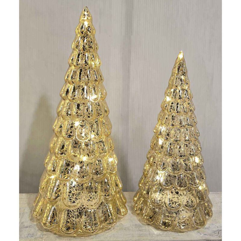 Stellar Haus 24cm Gold Frost Drop Tree image number 2